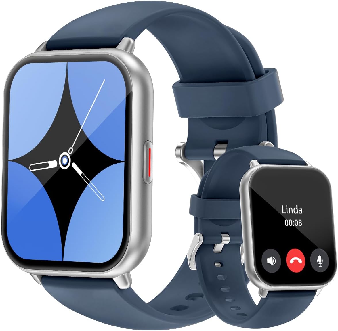 Смарт часовник Cloudpoem Modern Smart Watch 1.69 inch IP68 Blue