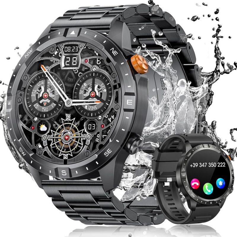 Смарт часовник DEKELIFE Men’s Smart Watch 1,43 AMOLED Phone Function Black