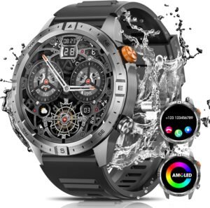 Смарт часовник DEKELIFE Men’s Smart Watch 1,43 AMOLED Phone Function Silver