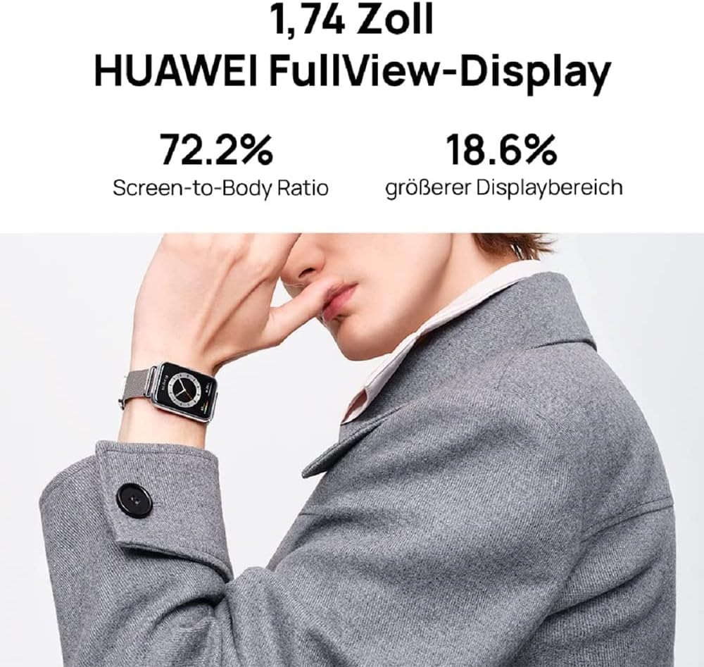 Смарт часовник HUAWEI Watch FIT 2 1,74 inch FullView Display Black - Image 2