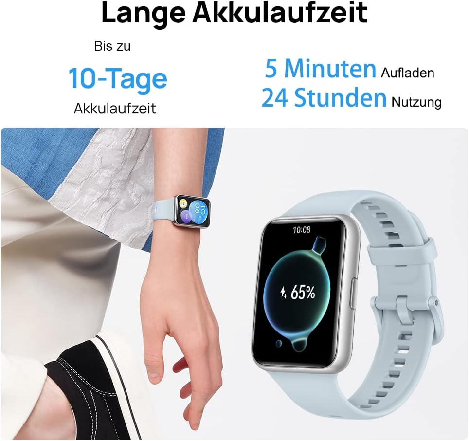 Смарт часовник HUAWEI Watch FIT 2 1,74 inch FullView Display Black - Image 5