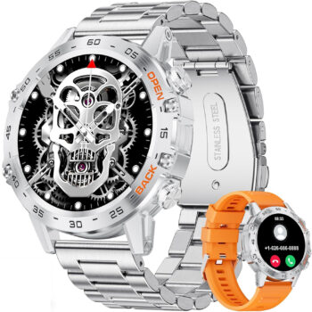 Смарт часовник LIGE Men’s Smart Watch 1,39 Phone Function Silver