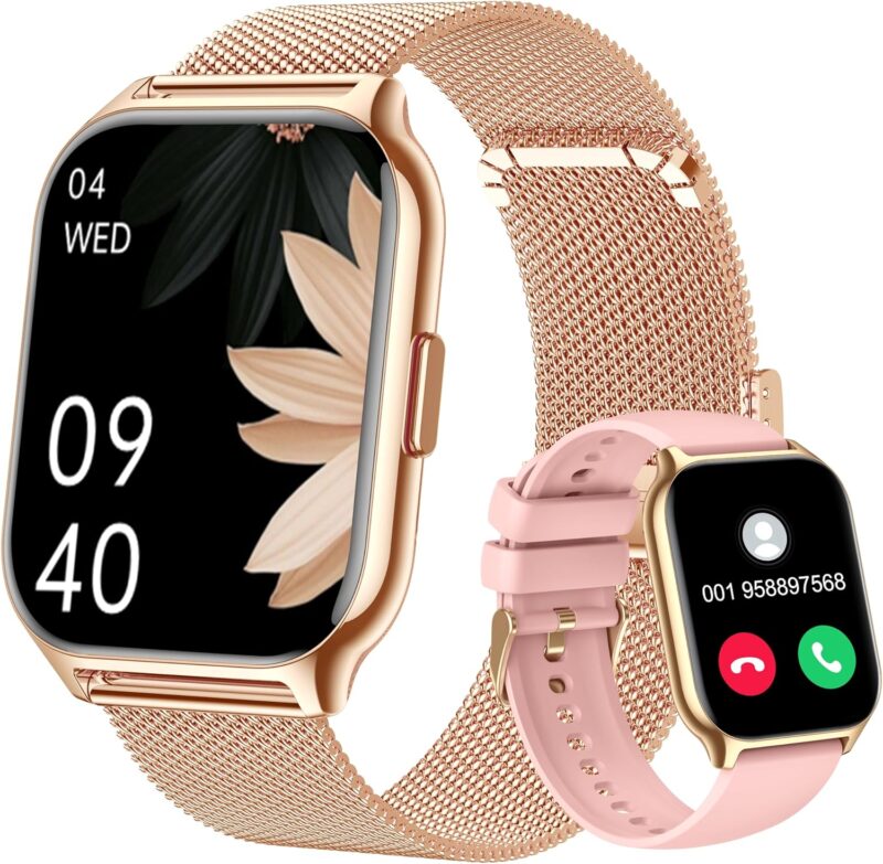 Смарт часовник Narcid Smart Watch 2 Inch IP68 Pink & Rose Gold