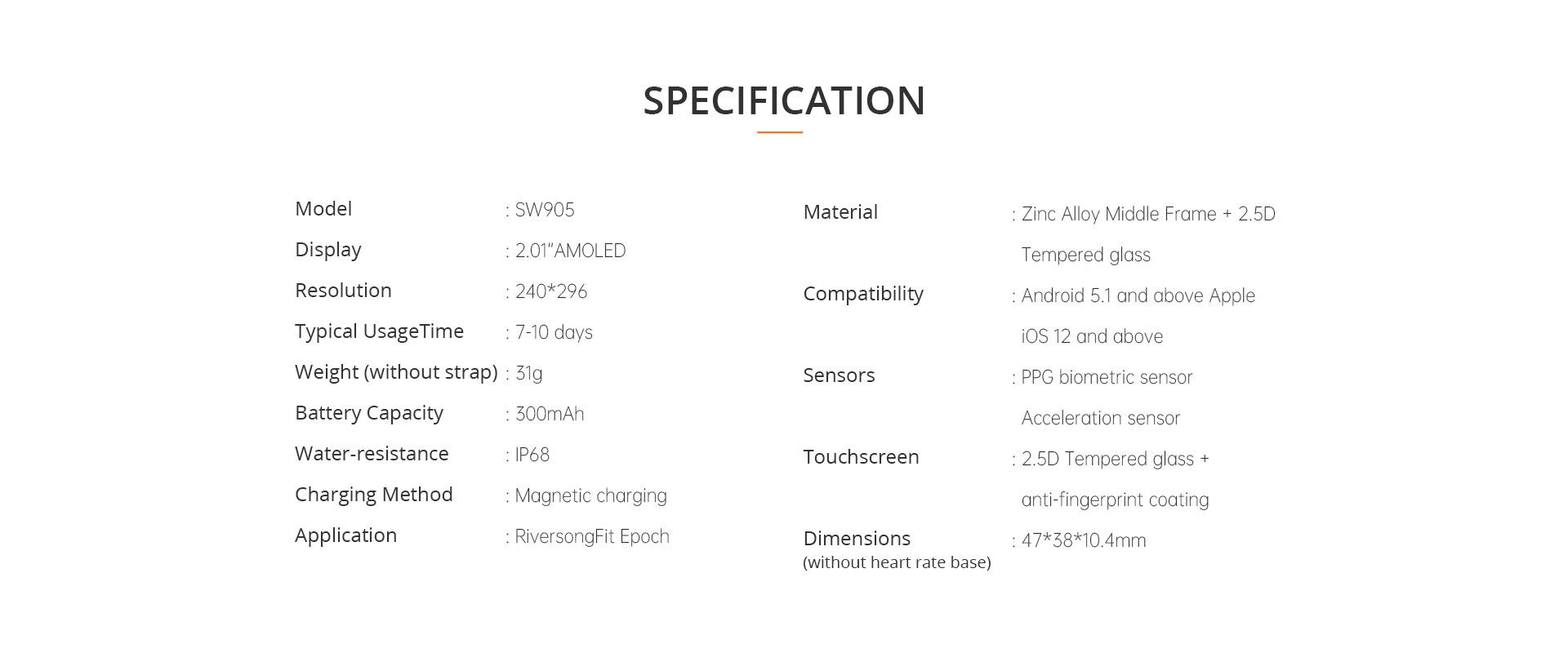 Смарт часовник Riversong Motive 9E 2.01" Smart Watch