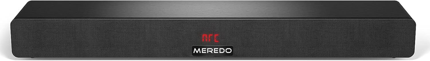 Саундбар за телевизор MEREDO D47-DE-UP 2.1 канал, дървена шумова лента ...
