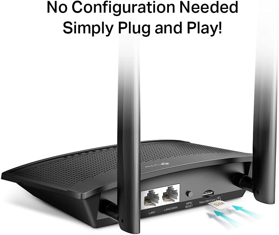 4G LTE Рутер TP-Link TL-MR100 4G LTE Router 150Mbps Wifi N 300Mbps - Image 4