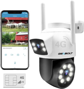 4G Камера за наблюдение GENBOLT GB201H-4G 3G-4G LTE Outdoor Surveillance Camera