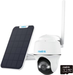 4G Камера за наблюдение Reolink Go PT Plus 360° 3G-4G LTE Surveillance Camera 5MP White