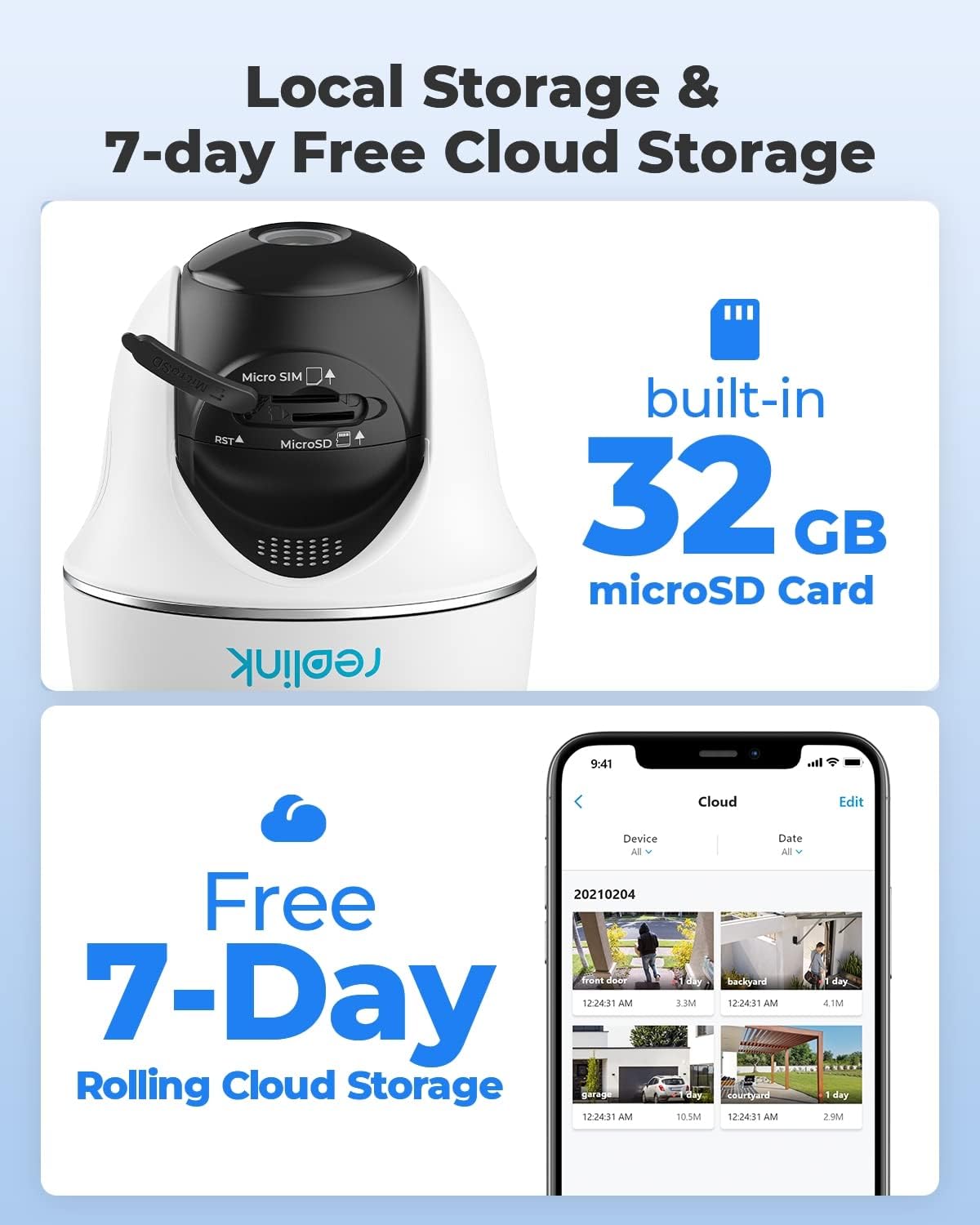 4G Камера за наблюдение Reolink Go PT Plus 360° 3G-4G LTE Surveillance Camera 5MP White - Image 6