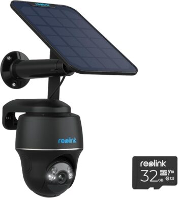 4G Камера за наблюдение Reolink Go PT Plus 360° 3G-4G LTE Surveillance Camera 5MP Black