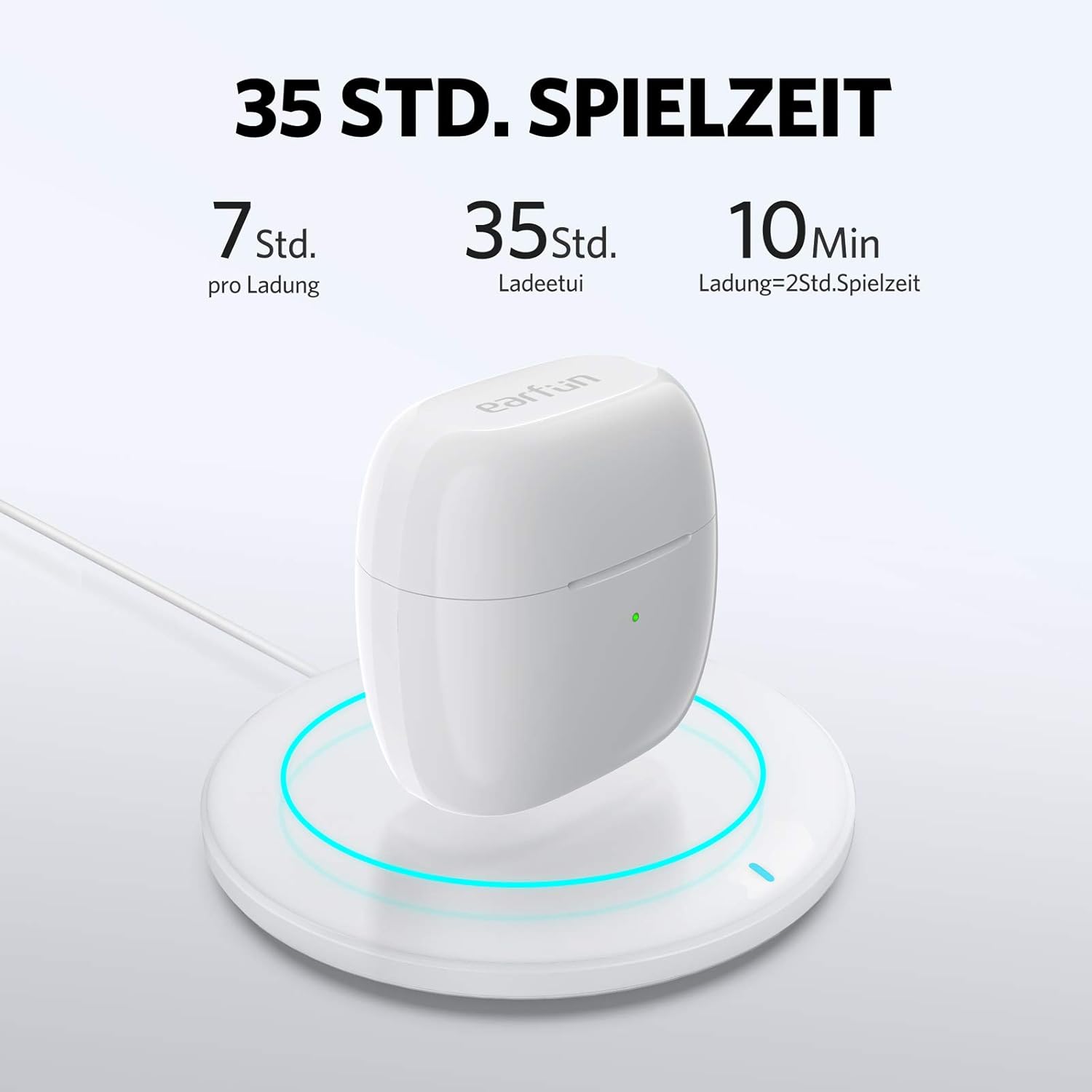Безжични слушалки EarFun Air True Wireless Earphones White - Image 4