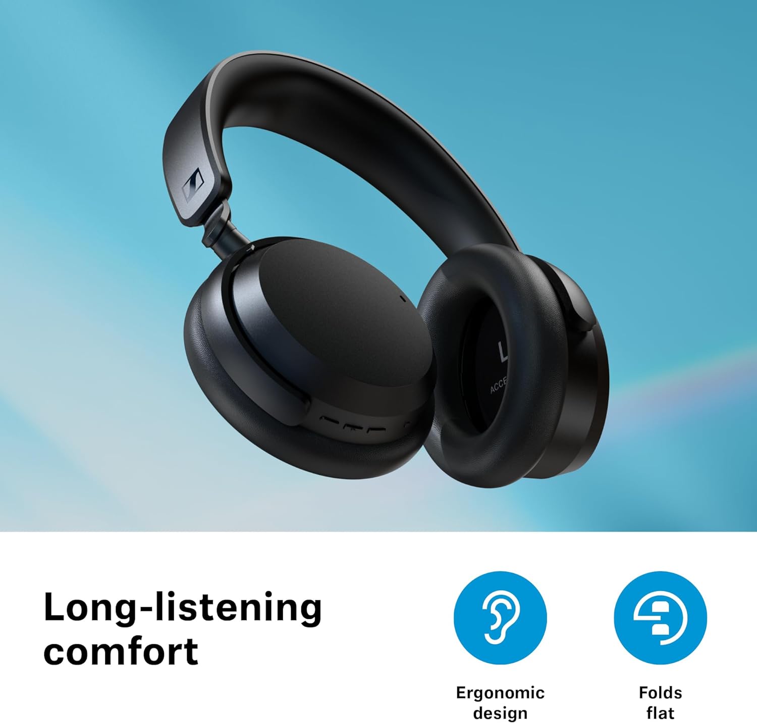 Безжични слушалки Sennheiser ACCENTUM Wireless Bluetooth Headphones White - Image 3