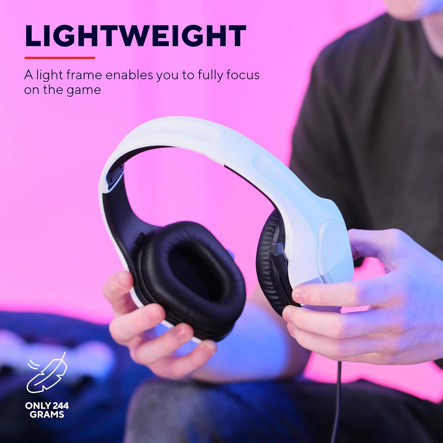 Геймърски слушалки Trust Gaming GXT 415 Zirox Gaming Headset PC, Xbox, PS4, PS5 Blue - Image 9