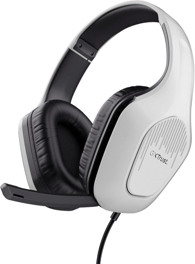 Геймърски слушалки Trust Gaming GXT 415W Zirox Gaming Headset PC, Xbox, PS4, PS5 White