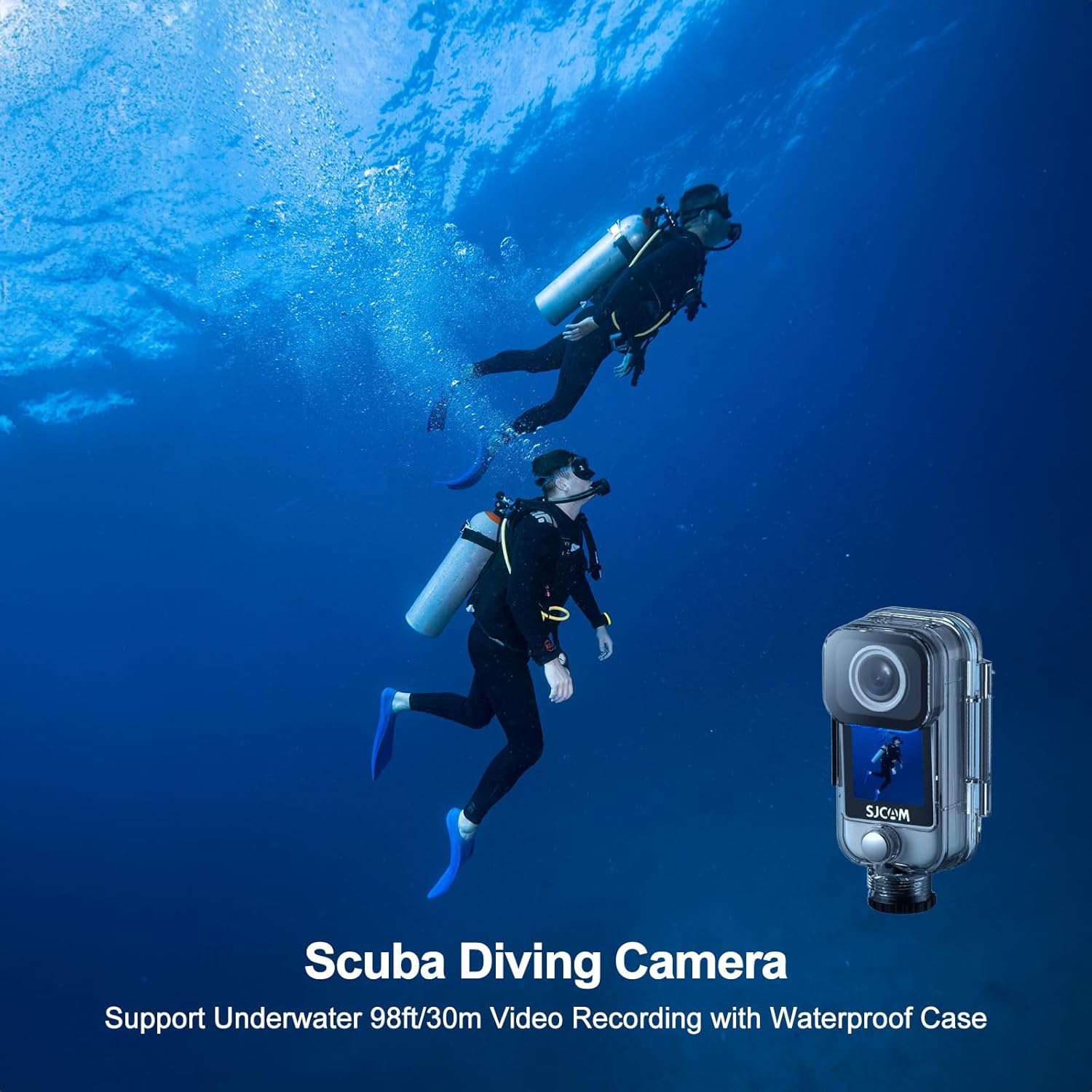 Екшън камера SJCAM C300 Action Camera 4K 2.4G, 5G Dual WiFi 20MP Black - Image 5