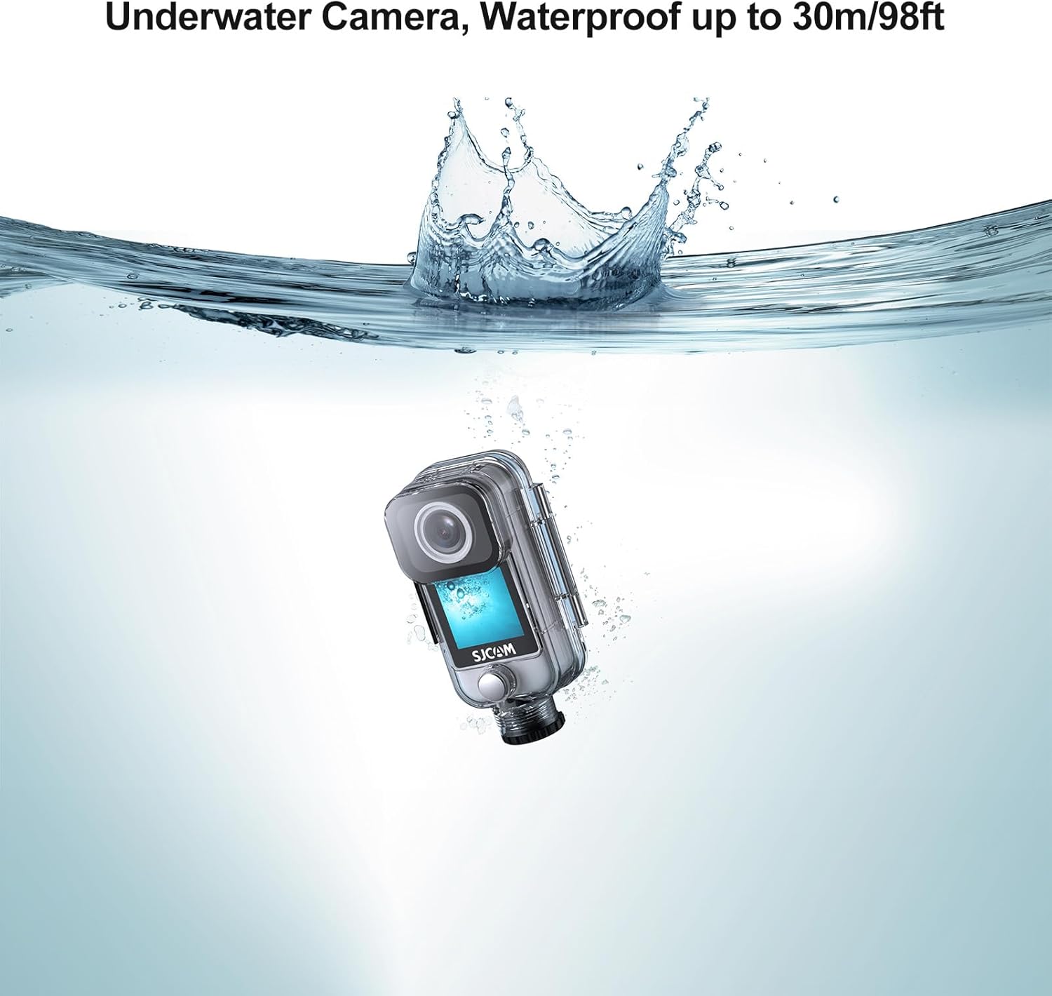 Екшън камера SJCAM C300 Pocket Action Camera 4K 2.4G, 5G Dual WiFi 20MP Black - Image 6
