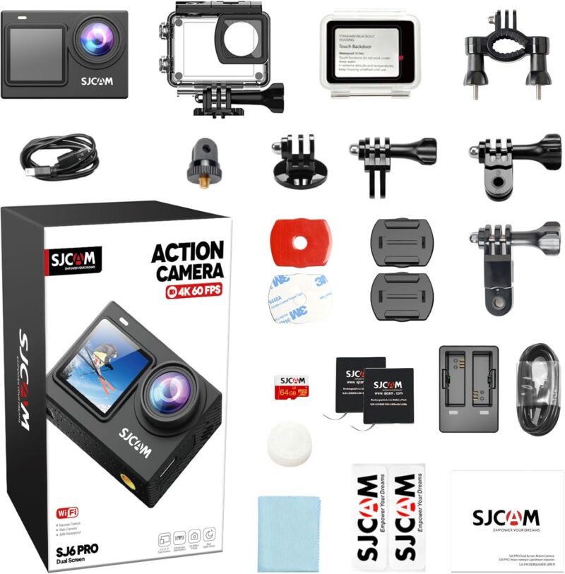 Екшън камера SJCAM SJ6 Pro Action Camera 4K60FPS WiFi 8X Zoom 7