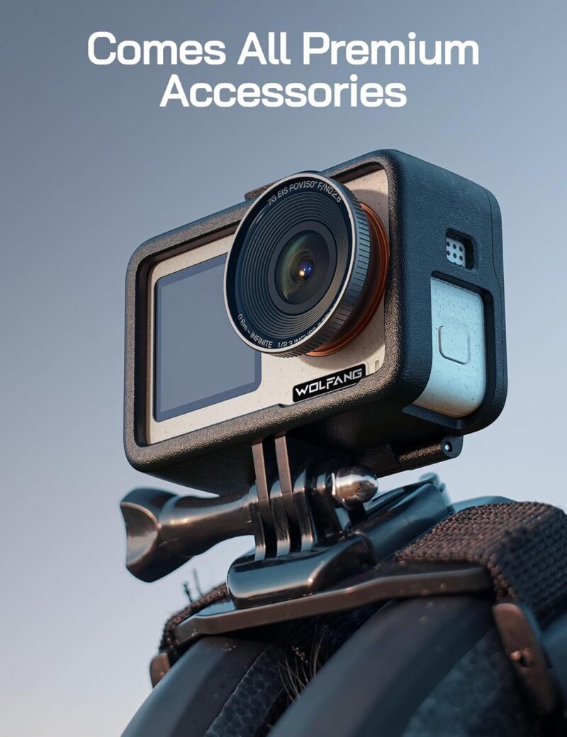 Екшън камера WOLFANG Seeker One Action Camera 4K60FPS WiFi 5