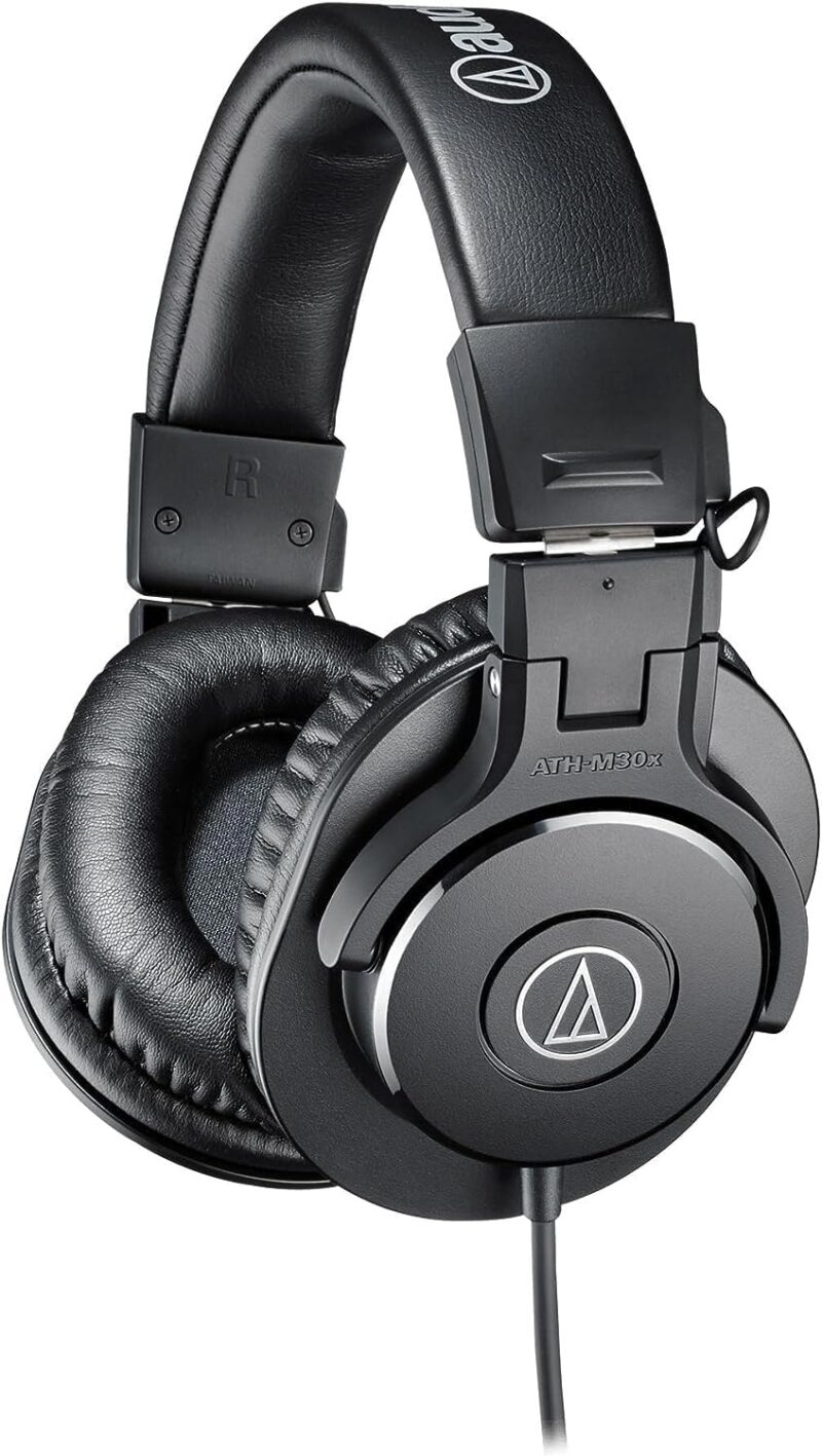 Жични слушалки Audio-Technica ATH-M30X Studio DJ Headphones