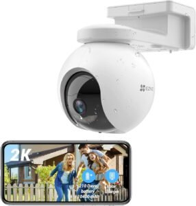 Камера за наблюдение EZVIZ CB8 2K 360° WiFi Outdoor Surveillance Camera