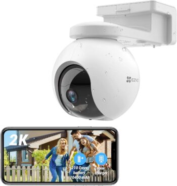 Камера за наблюдение EZVIZ CB8 2K 360° WiFi Outdoor Surveillance Camera