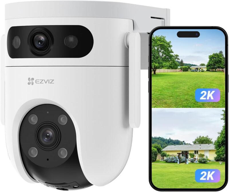 Камера за наблюдение EZVIZ H9c 3MP 2K 360° Dual-Lens WiFi Outdoor Surveillance Camera