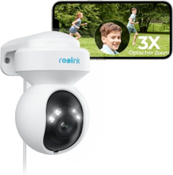 Камера за наблюдение Reolink E1 Security Camera Outdoor 5MP PTZ WiFi 3X Optical Zoom White