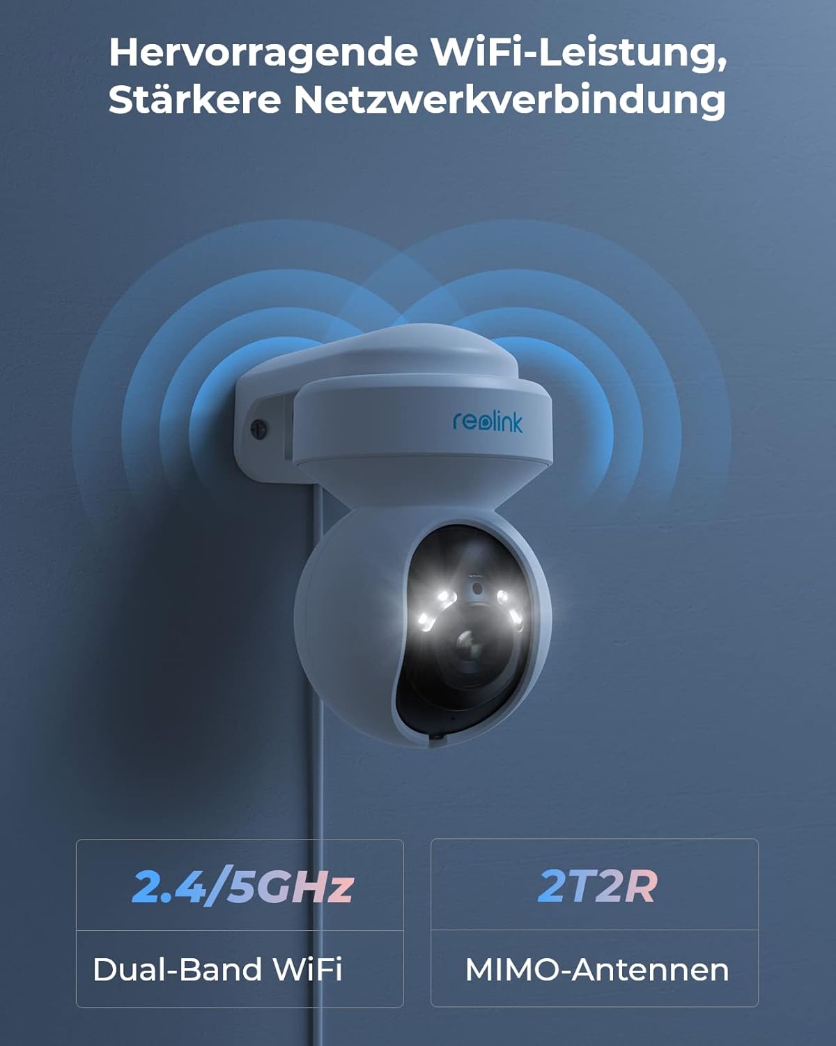Камера за наблюдение Reolink E1 Security Camera Outdoor 5MP PTZ WiFi 3X Optical Zoom White - Image 5
