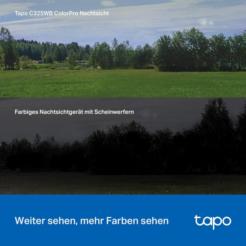 Камера за наблюдение Tapo C325WB ColorPro Night Vision WiFi Outdoor Surveillance Camera 2K 3