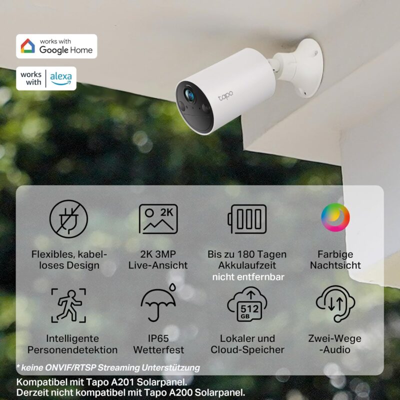 Камера за наблюдение Tapo C410 2K Solar Surveillance Camera Outdoor Battery 6400mAh 1