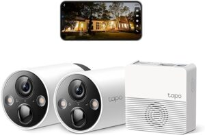 Камера за наблюдение Tapo C420S2 2-Cam + Cloud Storage Surveillance Camera 2K 5200 mAh