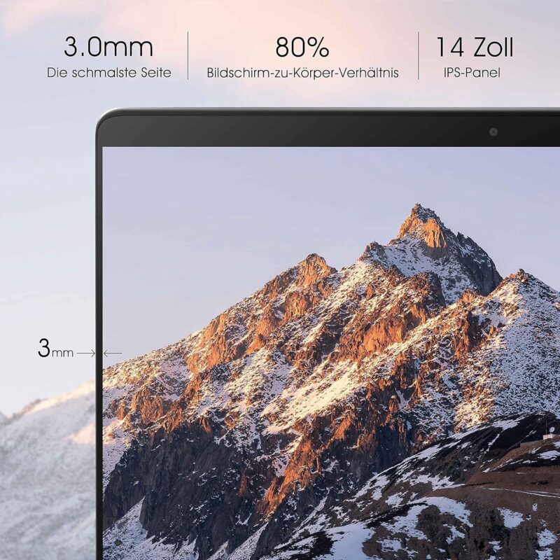 Лаптоп LincPlus P4 14.1 Inch Laptop Intel Core i3 8GB 128GB SSD Full HD Notebook Linux 1