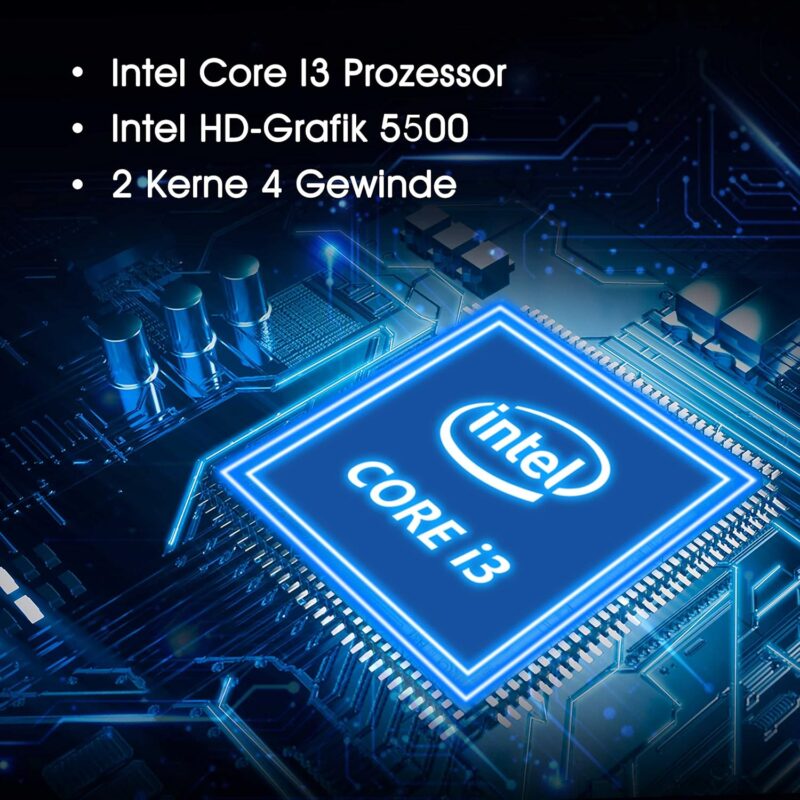 Лаптоп LincPlus P4 14.1 Inch Laptop Intel Core i3 8GB 128GB SSD Full HD Notebook Linux 5