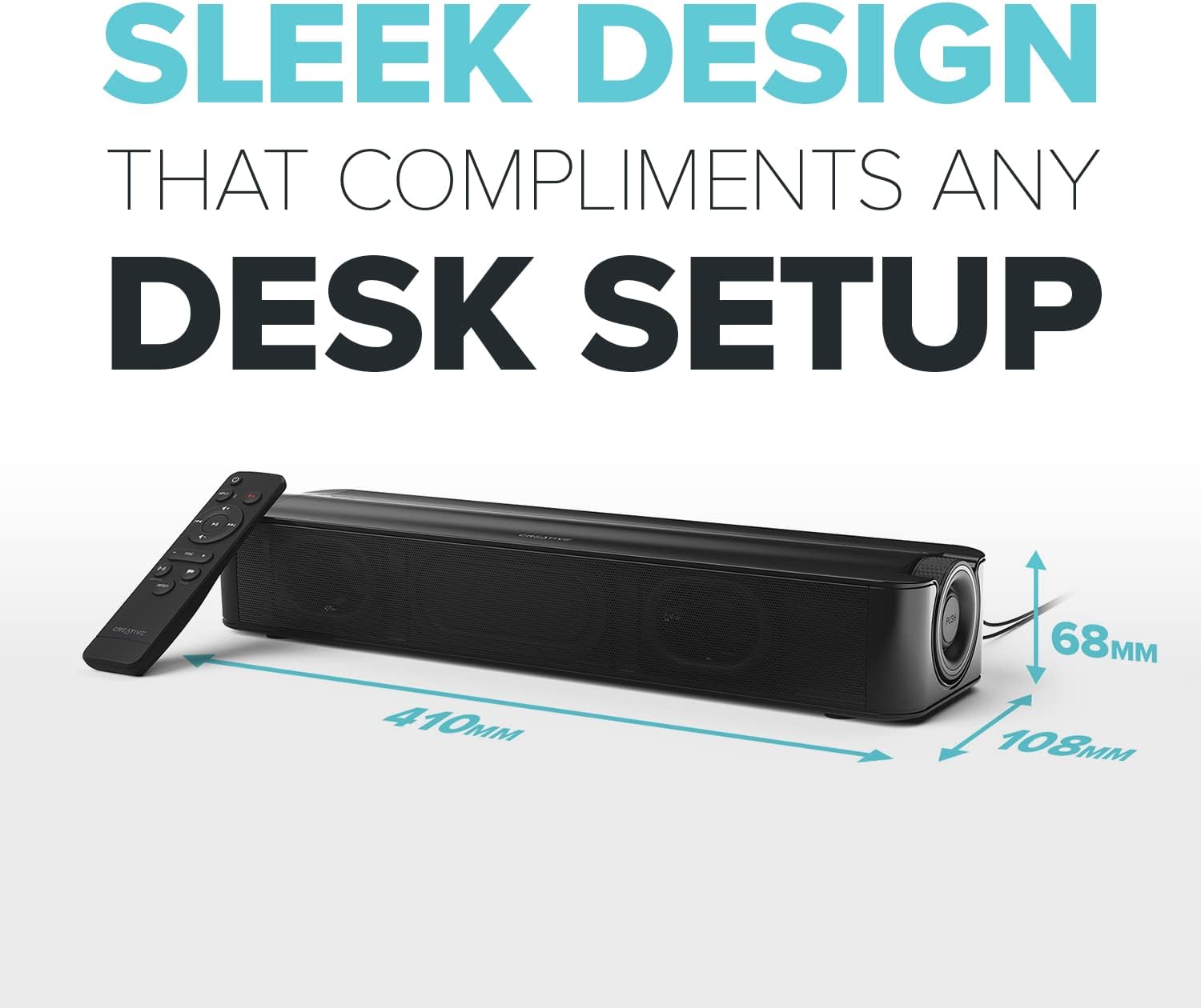 Саундбар за компютър CREATIVE Stage SE Soundbar USB Digital Audio & Bluetooth 5.3 - Image 3