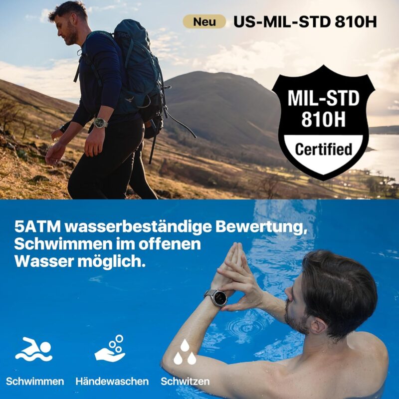 Смарт часовник Ticwatch Pro 5 Smart Watch Snapdragon W5+5ATM Sandstone 4