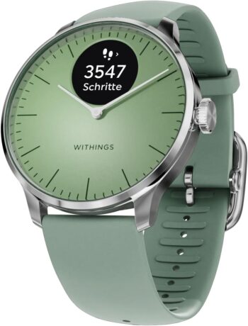 Смарт часовник Withings ScanWatch Light Hybrid Smart Watch Green