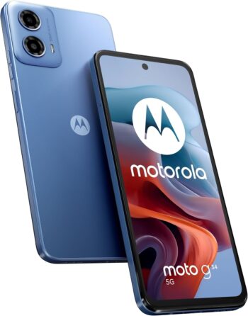 Смартфон Motorola Moto g34 5G 6.5 Inch LCD 120 Hz Display 50 MP 4 128GB Ice Blue