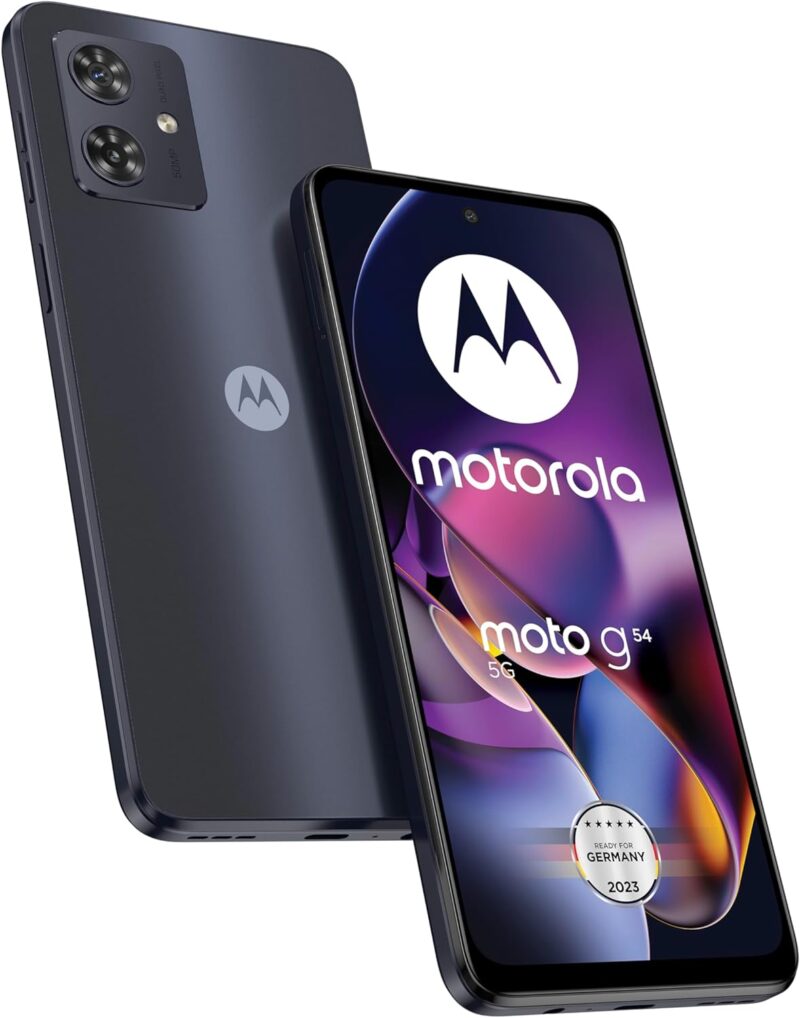 Смартфон Motorola Moto g54 5G 6.5 Inch FHD+ Display 50 MP Dual Camera 8 256GB Midnight Blue