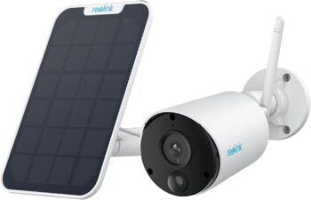 Соларна камера за видеонаблюдение Reolink Argus Eco 2K Outdoor Surveillance Camera White
