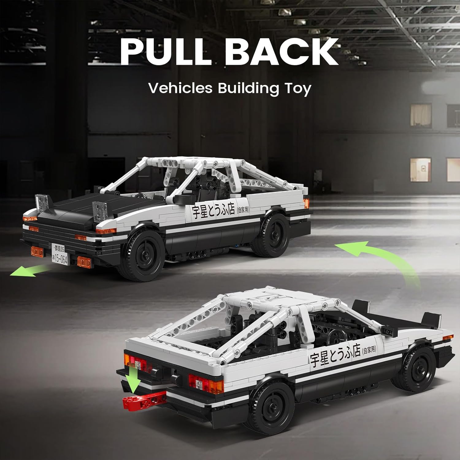 Конструктор Mould King Technic AE86 Mini Sports Car (15064)