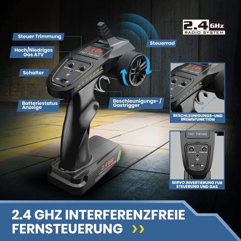 DEERC 4X4 Offroad Truck с дистанционно управление 9310 5