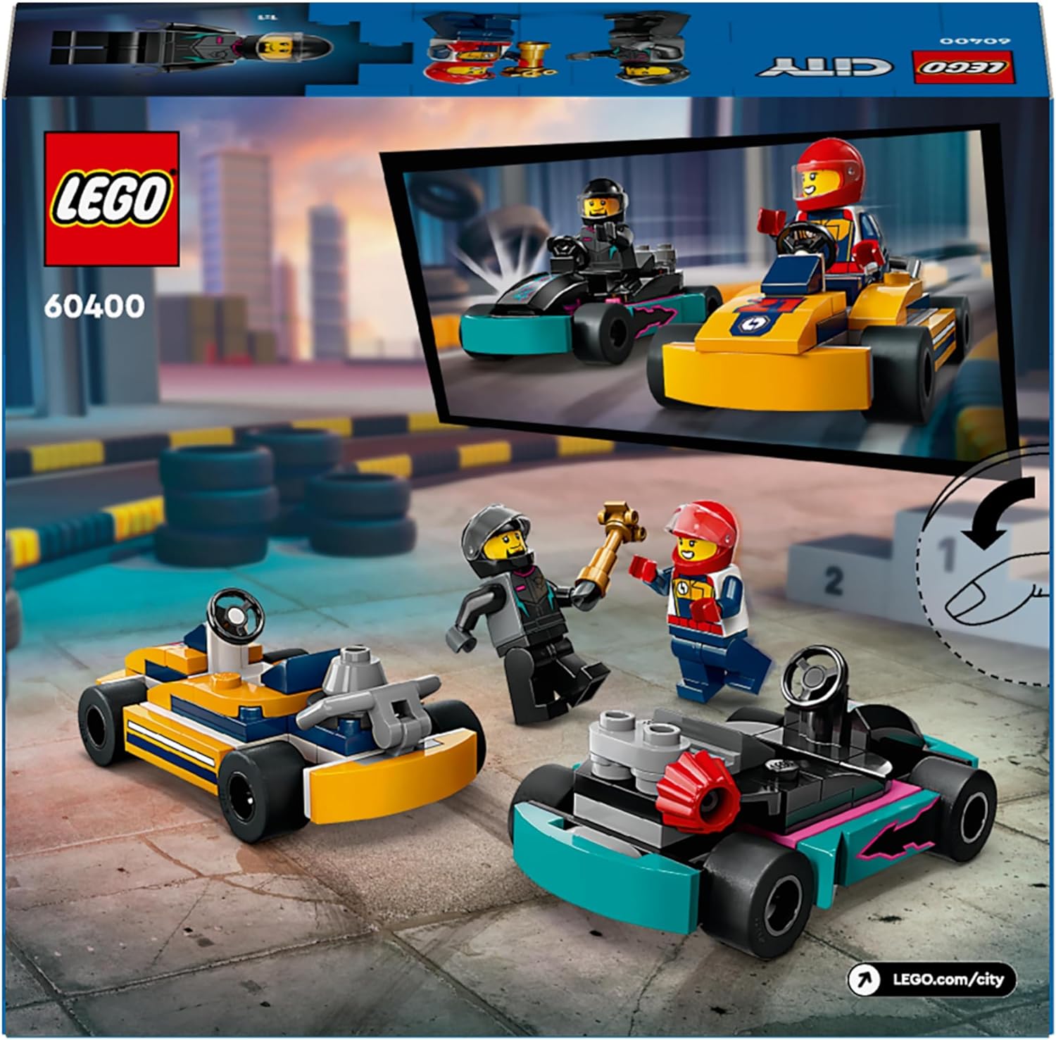 LEGO City Бъгита и състезатели (60400) - Image 6