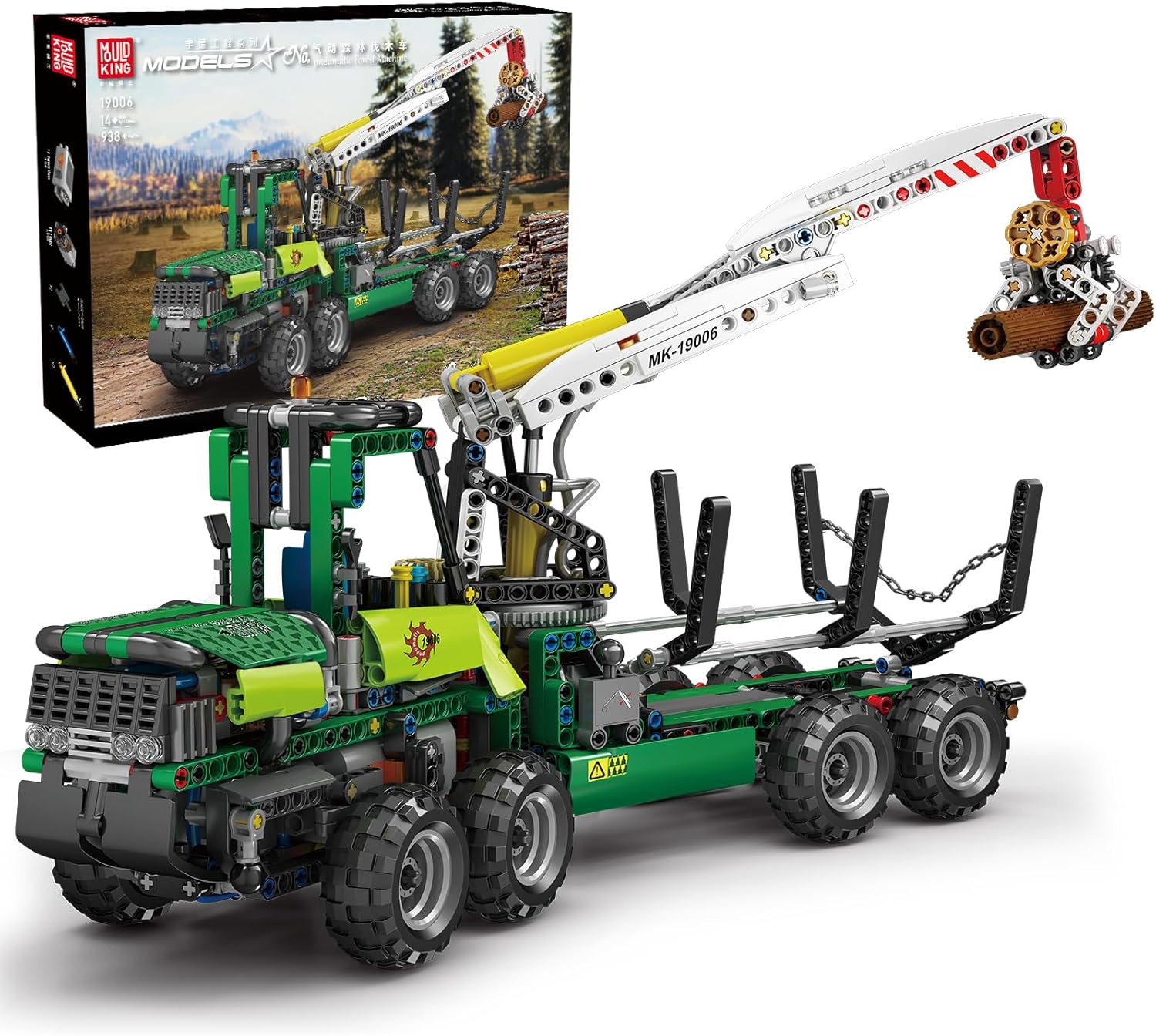 Конструктор Mould King Technic Pneumatic Logging Truck (19006)