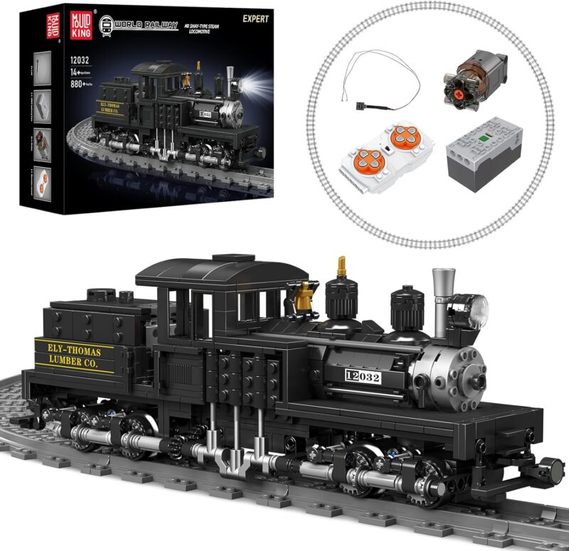 Конструктор Mould King Technic Shay-Type Steam Locomotive Дистанционно управление (12032)