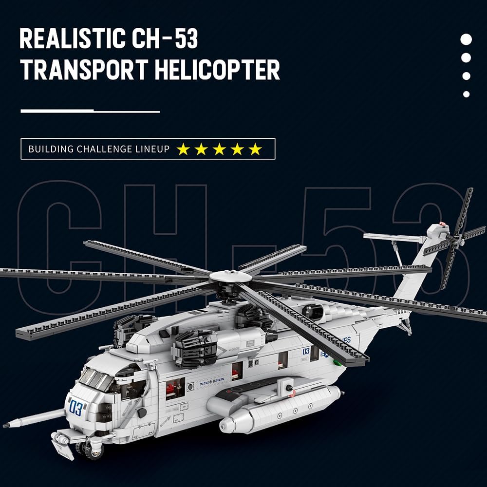 Конструктор Reobrix CH-53E Transport Helicopter (33037) - Image 4
