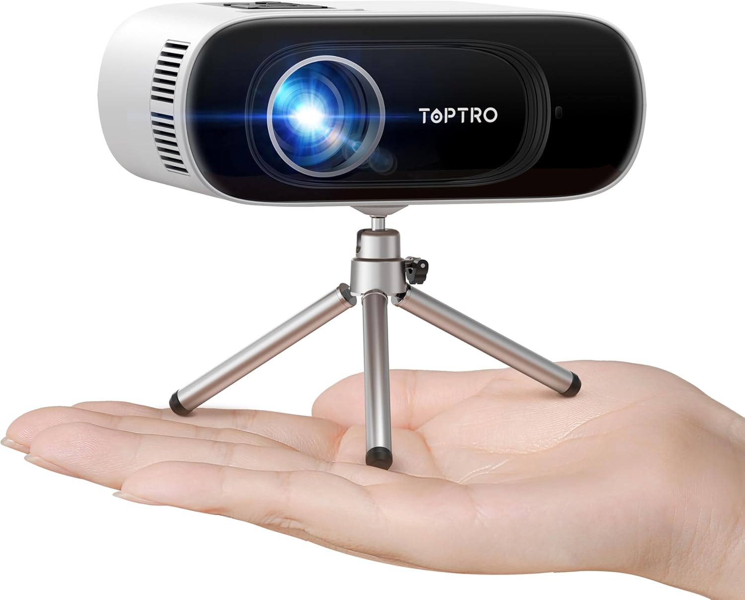 Мултимедиен проектор TOPTRO LED Mini Projector 15000 Lumens Full HD 1080P