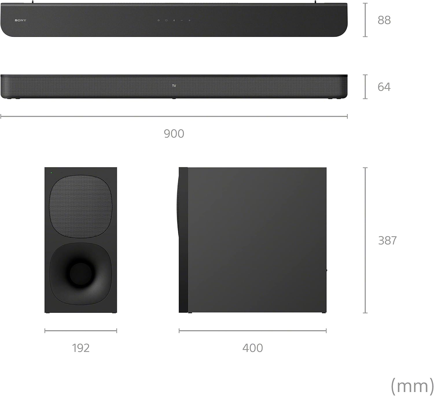 Саундбар за телевизор Sony HT-S400 2.1 Soundbar Wireless Subwoofer - Image 2