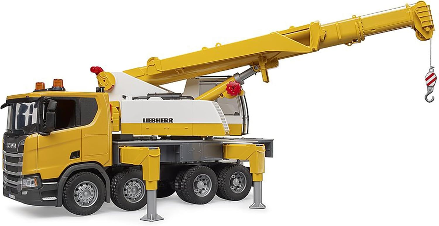 Bruder Scania Super 560R Liebherr Играчка Камион с Кран - Image 5