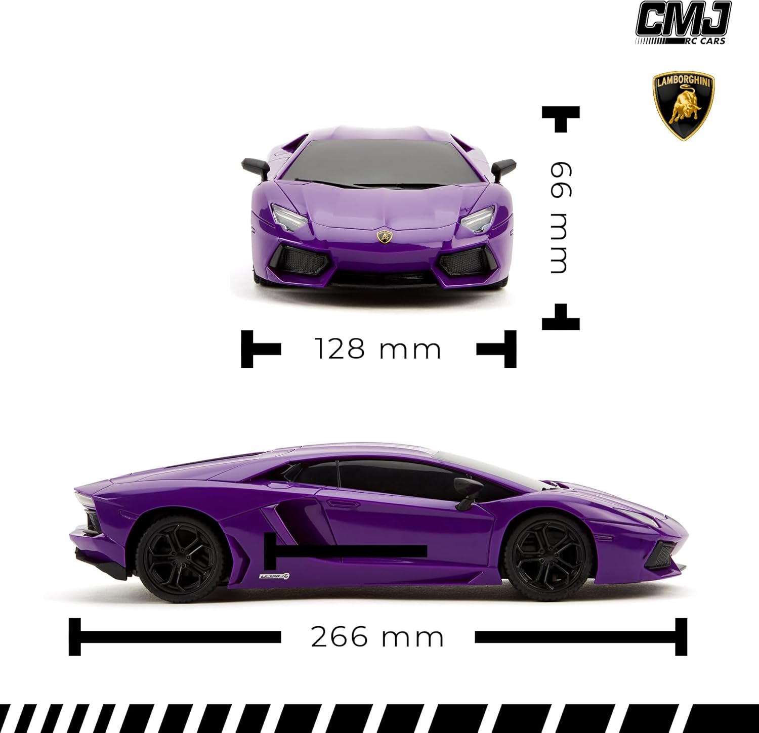 CMJ Lamborghini Aventador LP700-4 с дистанционно управление Purple - Image 5