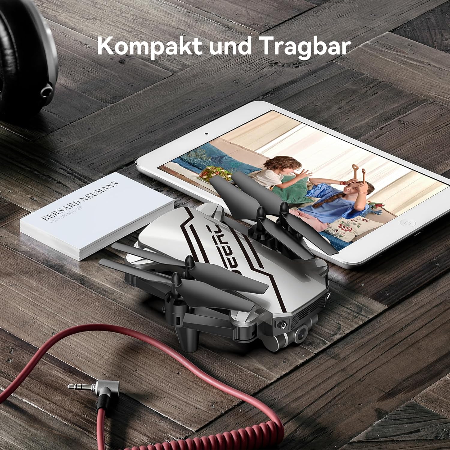 DEERC D20 Дрон с камера 720P компактен и ултралек Silver - Image 6